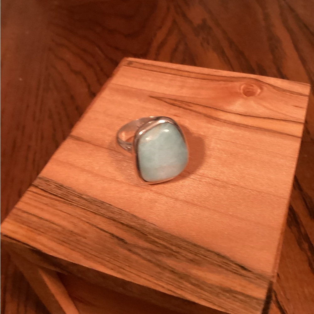 Larimar Stone Ring - image 3